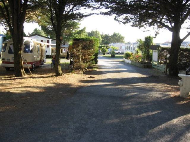 Main street des Campingplatzes
